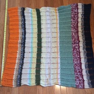 Colorful Hand Sewn 36-in Throw Quilt